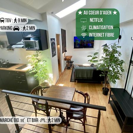 Le Bistrot - Au Coeur D'Agen - Self Checkin - Wifi - Netflix - Smart Tv - Luqs Fr Apartment ภายนอก รูปภาพ